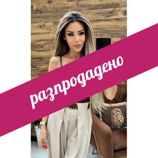 Топ в кафяво DI